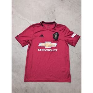 Manchester United 19/20 Youth XL Jersey DW4138 Red Home Treble Winners